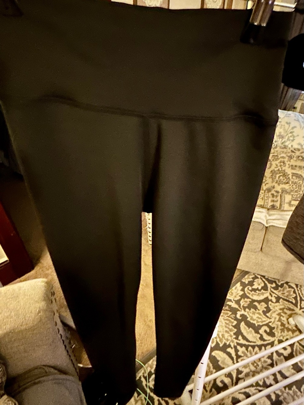 Black Women's High-Waist Stretch Leggings